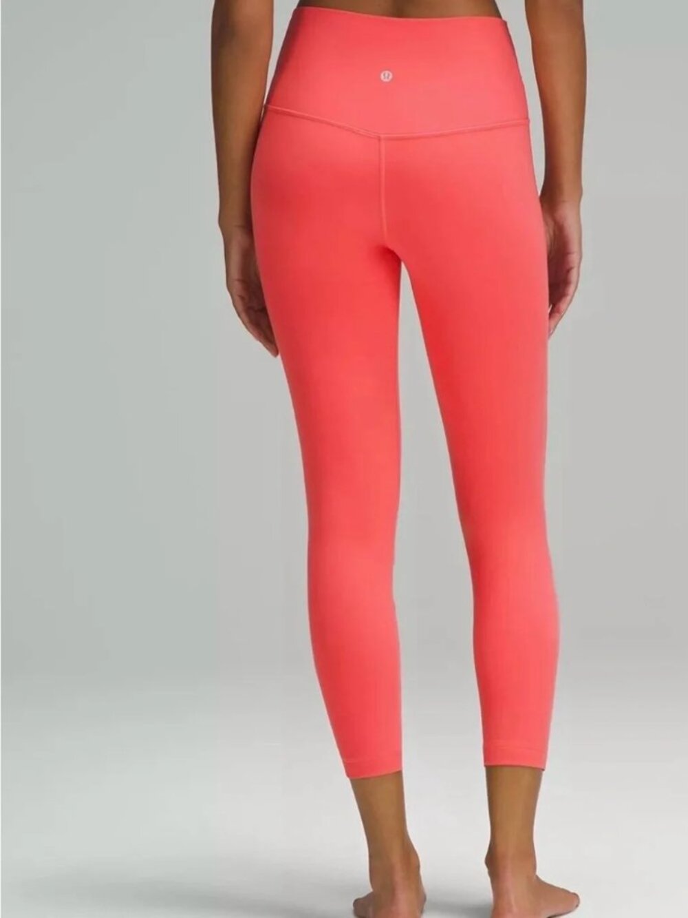 lululemon High-Rise Cropped Leggings | Coral Pink | Size 10